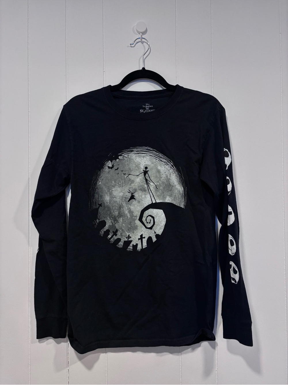 Disney The Nightmare Before Christmas Black Long Sleeve Tee